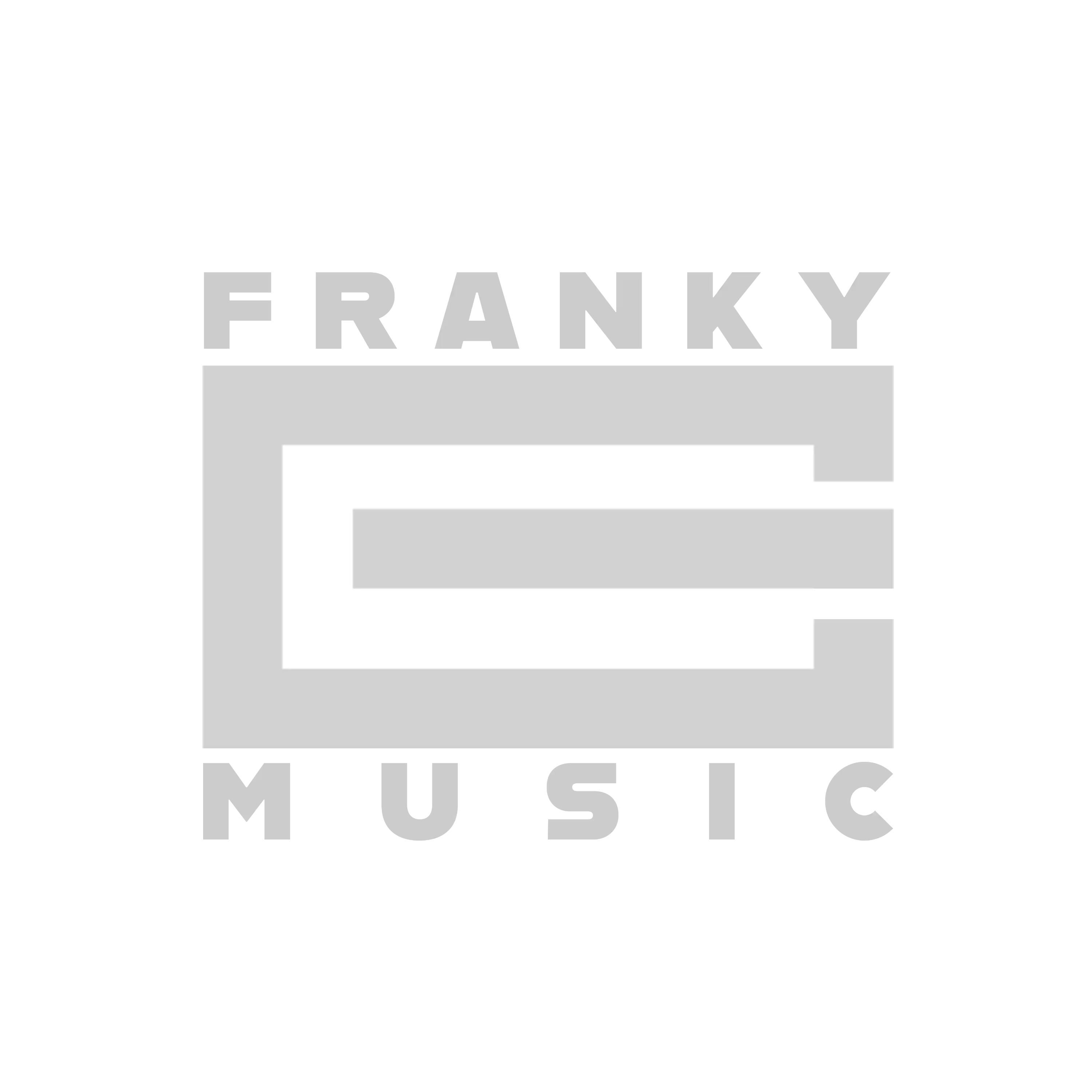 Franky G music website design and branding