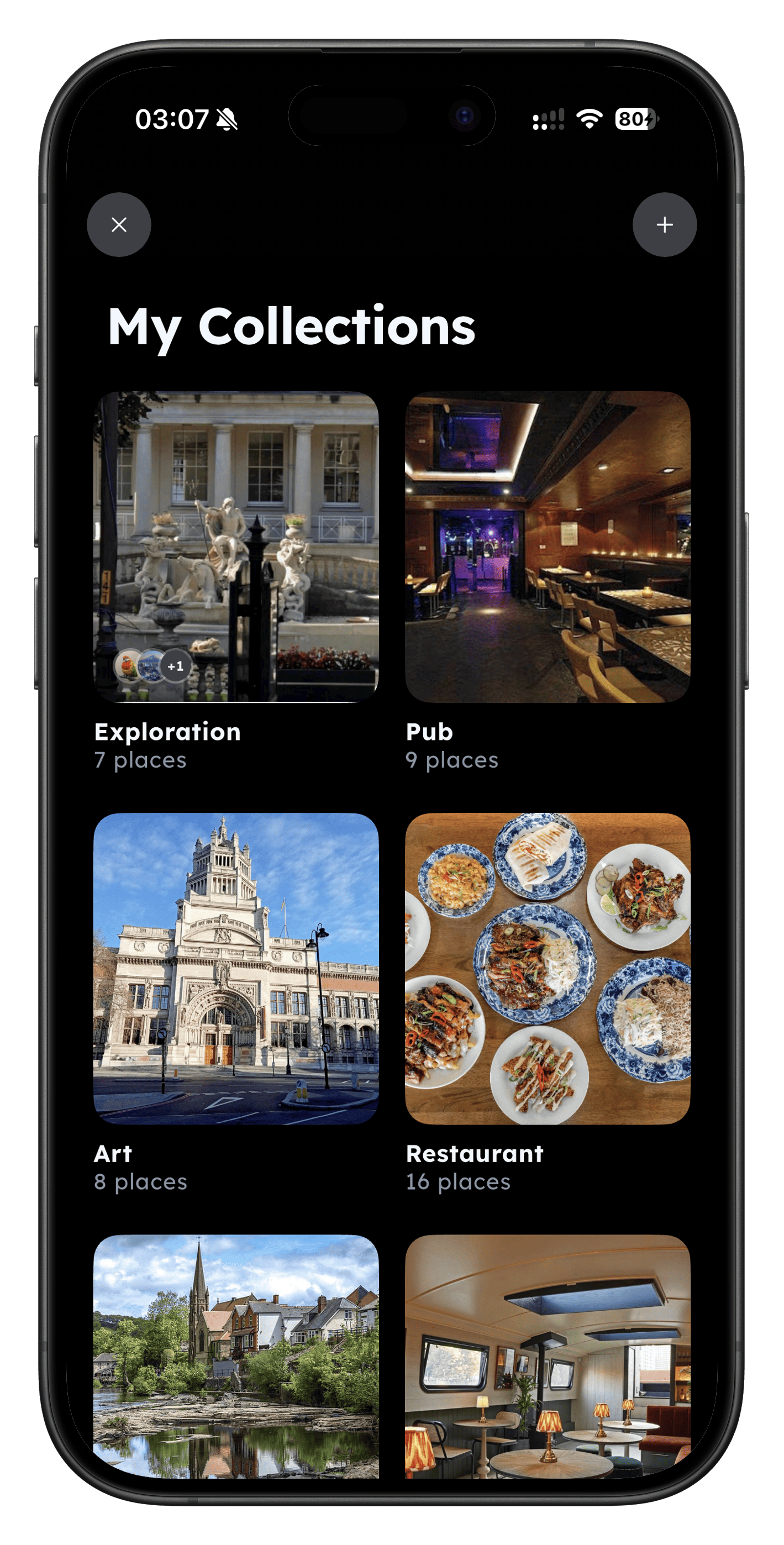 To.Go collections screen